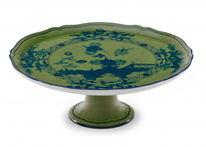 Ginori Oriente Italiano Malachite Cake Stand